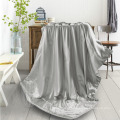 THX brand 100% silk filling and fabric blanket for home